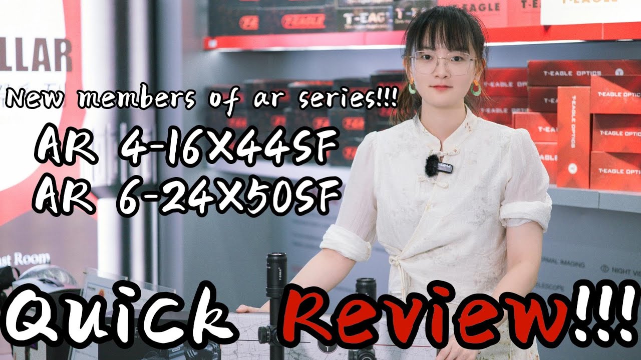 T-EAGLE New AR 4-16x44SF & AR 6-24x50SF Rifle Scope
