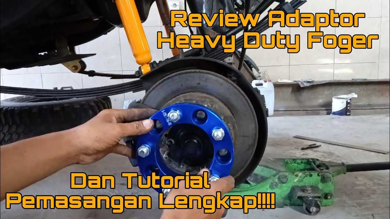 Tutorial Pemasangan Adaptor 5cm Mobil Feroza Supaya Tampilan Mobil Gagah Dan Macho