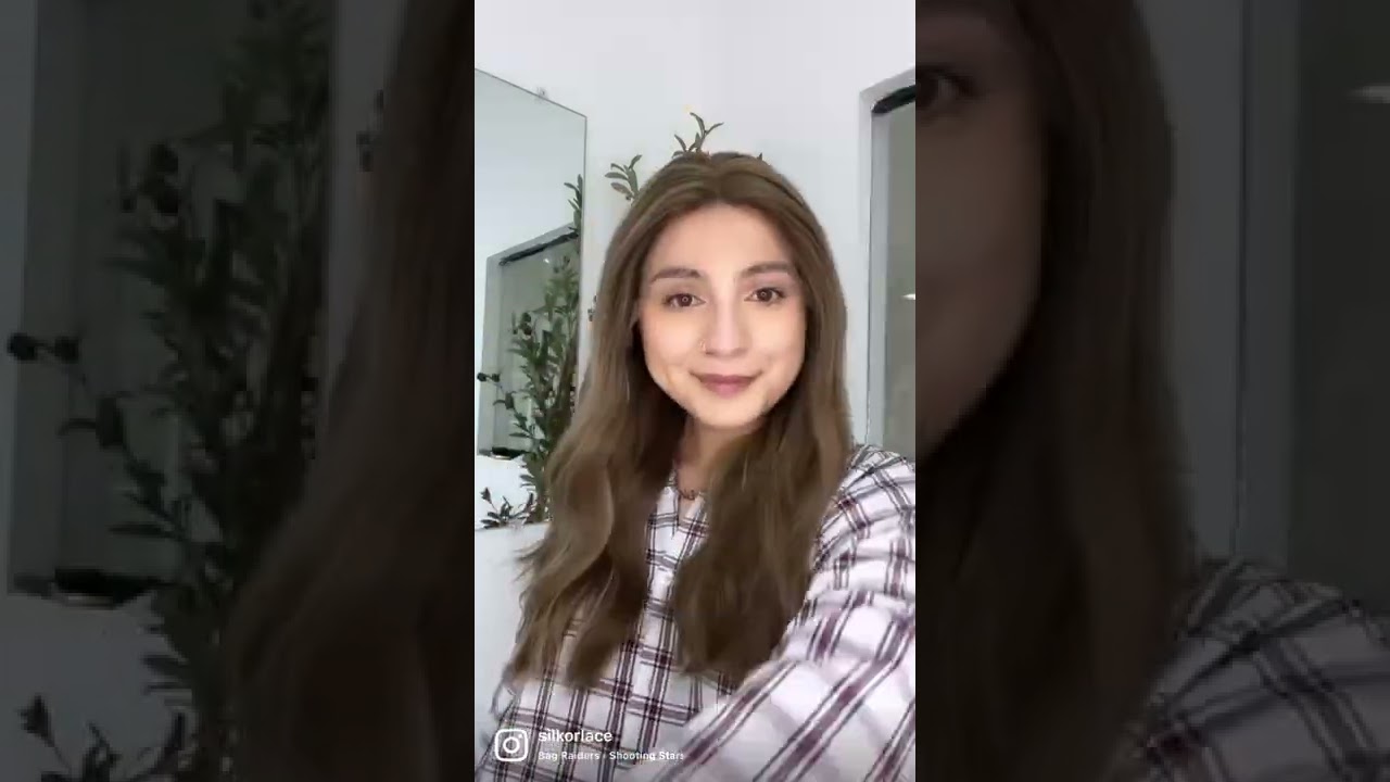 Invisible lace front hairline on a human hair wig!