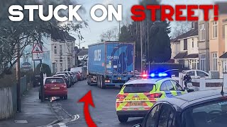 Unbelievable Uk Lorry Drivers Car Breaks Free From Tow Truck Lorry Stuck Behind Heavy Load 