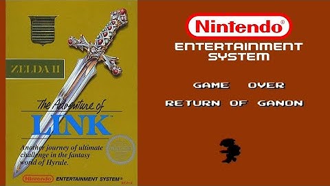 Zelda II: The Adventure of Link | Game Over | NES