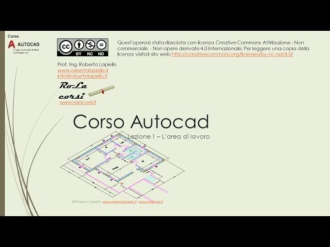 Video: Quale area di lavoro viene visualizzata per impostazione predefinita in AutoCAD all'inizio?