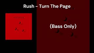 Rush - Turn The Page (Bass Only)