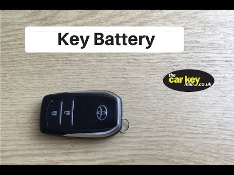 Toyota Hilux 2017 Proximity Key Battery Change How To Youtube