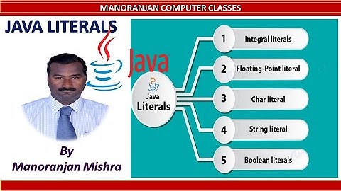 JAVA LITERALS IN HINDI | JAVA LITERALS EXAMPLE | JAVA LITERALS TYPES | Part-9 | #java #java_literals