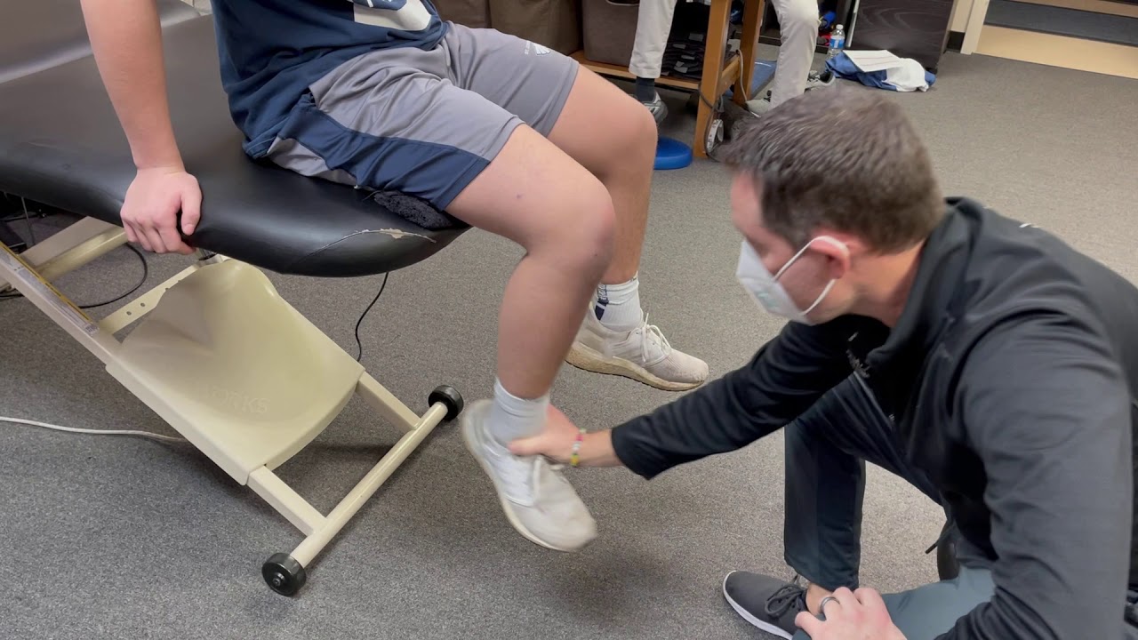Endrange overpressure with PROM knee Flexion YouTube