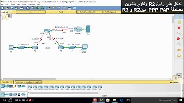 2.3.2.6 PACKET TRACER – CONFIGURING PAP AND CHAP AUTHENTICATION | تكوين مصادقة  PAP و CHAP