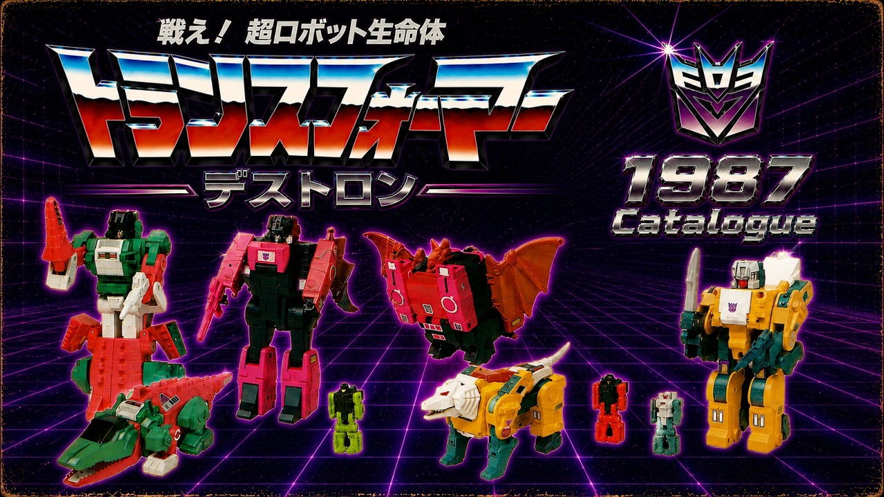 Transformers G1 1987 Decepticons Catalogue - Takara Version - YouTube
