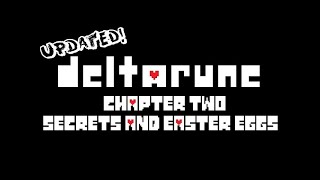 DELTARUNE Chapter 2 Secrets & Easter Eggs