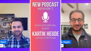 Podcast with Kartik Hegde | AI x Chip Design | Startup Journey | PhD to Founder