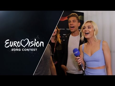 Polina Gagarina and her team sing A Million Voices