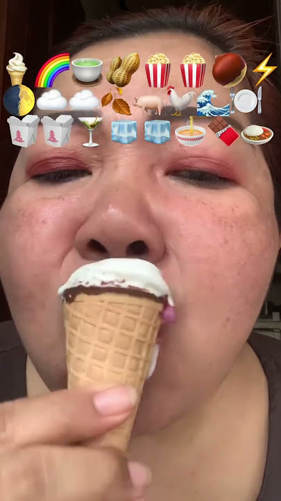 MUKBANG ES KRIM RASA STROBERI SUSU 🍦🍓🥛 #mukbangjojo #mukbang #food