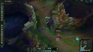 W active 1 second delay + E auto attack reset