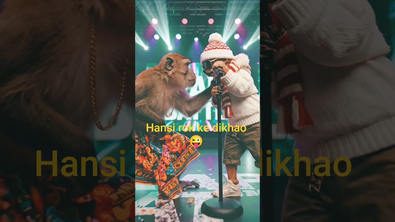 puppy & monkey rap battle //