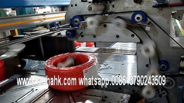 Automatic PLC coiling and wrapping machine