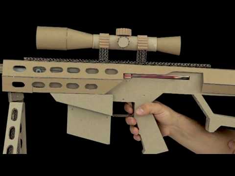How to Make Sniper Rifle That Shoots from Cardboard