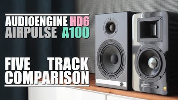AirPulse A100 vs Audioengine HD6  ||  5 Track Comparison