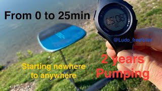 How long it takes to learn pump foiling - my two years experience #hydrofoil #pumpfoil #foil