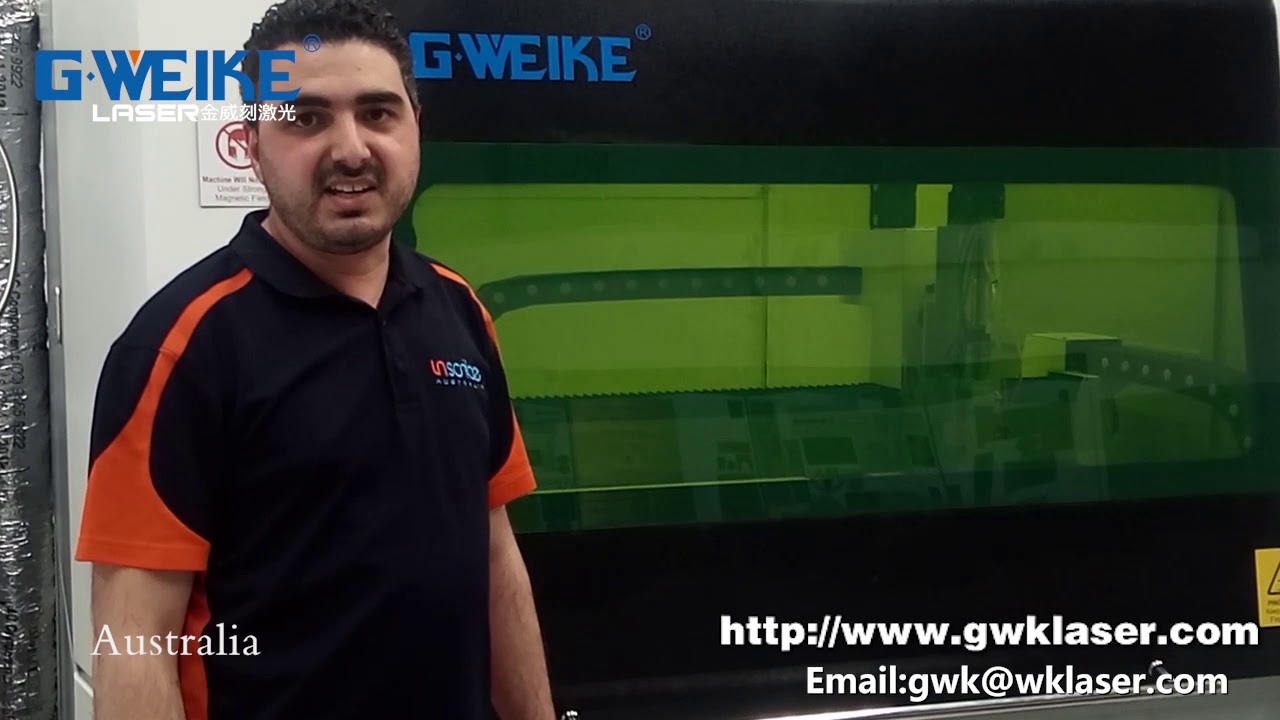 Gweike LF1390 1500W Fiber Laser Cutting Machine Feedback From Australia Gweike LF1390 1500W Fiber Laser Cutting Machine Feedback From Australia
