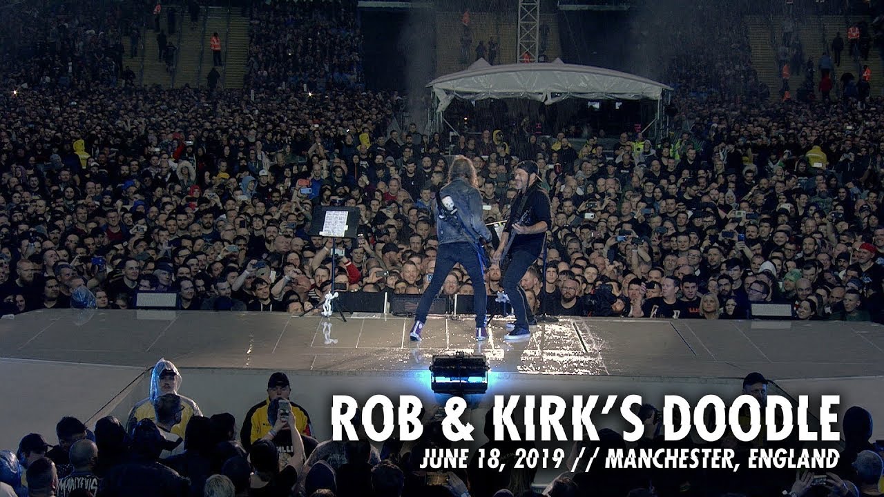 Metallica Rob  Kirks Doodle Manchester England   June 18 2019