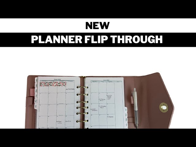 New Planner Flip Through with Victoria Binder – TonyaPlans