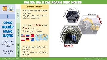 [ĐL10] Bài 32 - Địa lí các ngành công nghiệp (T1) - GV Phạm Thị Ái Vân