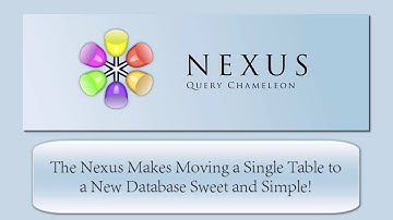 How to Move a Single Table to a New Database in the Nexus