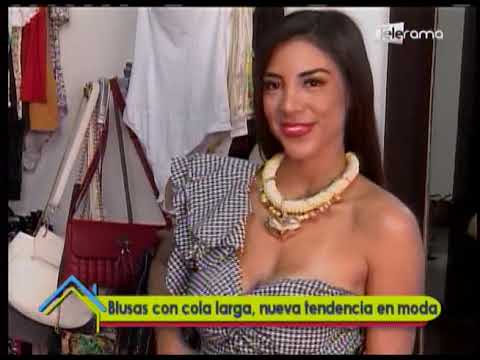 Blusas con cola larga, nueva tendencia en moda