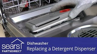 Replacing the Detergent Dispenser on a Dishwasher