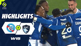 RC STRASBOURG ALSACE - HAVRE AC (2 - 1) - Highlights - (RCSA - HAC) / 2023-2024
