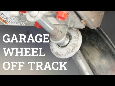 How to Fix Garage Wheel Off Track