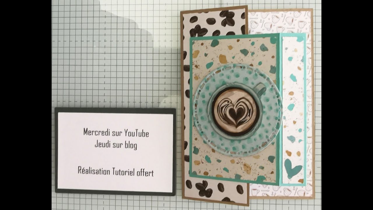 2025 M50 Carte Triptyque Pop'up Café tuto offert