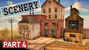 Scenery work for model railroading!