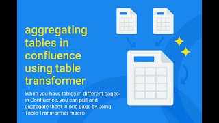 Aggregating Tables in Confluence Using Table Transformer