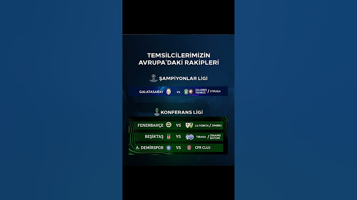 Temsilcilerimizin Rakipleri Belli Oldu Düşüncelerinizi Yorumlara Yazın