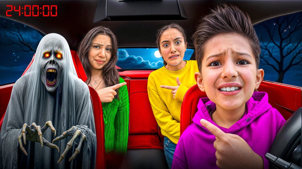 GECE 24 SAAT ARABADA KALDIK!!! GİZEMLİ BİR VARLIK PEŞİMİZE DÜŞTÜ