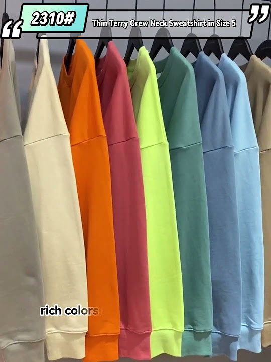 2310-basic sweatshirt manufacturer #clothingfactory - YouTube