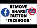 How To Remove Share Button From Facebook Post 2021 How To Remove Share Button From Facebook Post 2021