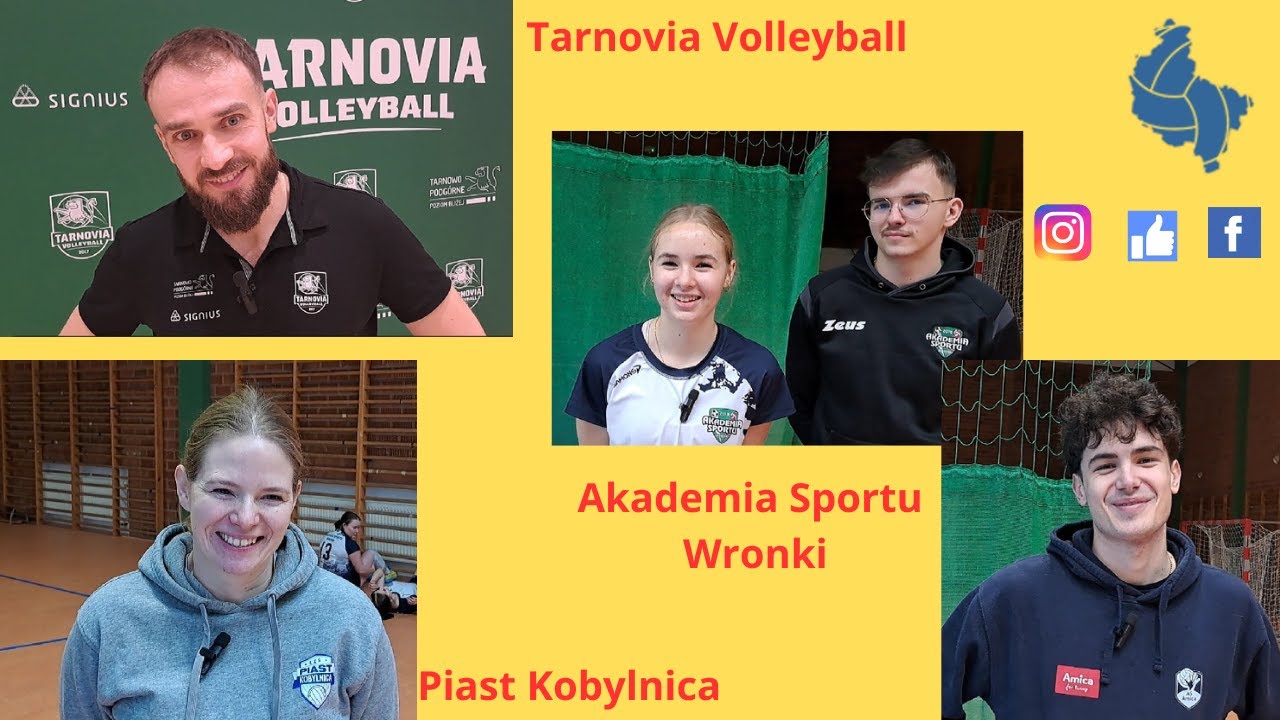 rozmowy z trenerami: Tarnovia, AS Wronki, Piast Kobylnica  oraz kapitanem kadetek AS Wronki