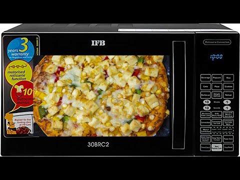 How to Make Veg Pizza Recipe in IFB Microwave| Pizza Base Recipe at Home|