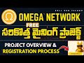 Omega Network Explained in Telugu | Project Overview &amp; User Guide | @BullRunTelugu