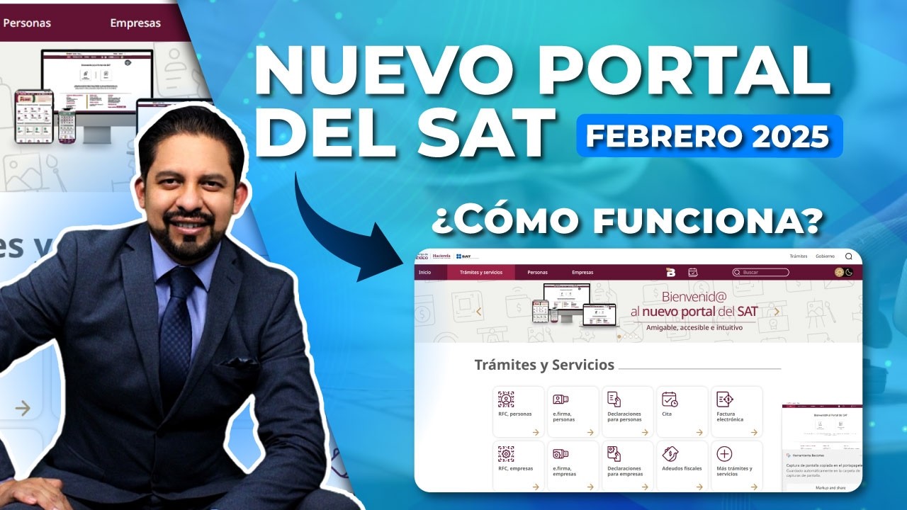 Nueva página del SAT Febrero 2025