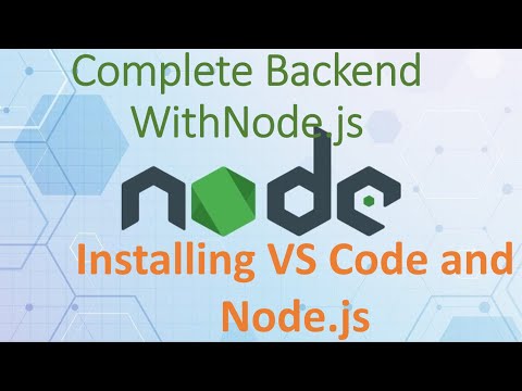 3 Installation of VS Code and Node.js