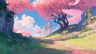 Spring Blossom Pathway | Soft Fantasy Lofi for Study & Focus | Calm Cherry Ambience (1 Hour) screenshot 5