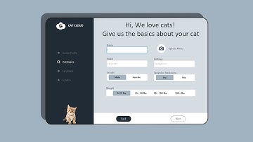 JavaFx UI: Cat cloud system Design