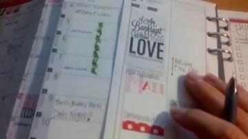 My Planner Routine (Filofax, Day-Timer, Franklin Covey)