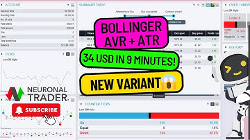 🤖NEW BOT: Bollinger Avr  ATR + SM Compound Ver 1.0  || BOT FREE ON NEURONAL TRADER - BinaryTools