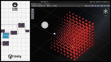 Unity Demo: Creating a 3D Grid with Sphere Point Attractors