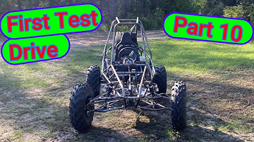 First Test Drive 540 2 Stroke Kart/Buggy Build Part 10, Mini Sand Rail, Cross Kart? #BuiltNotBought