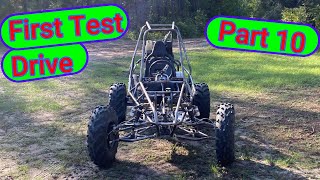 First Test Drive 540 2 Stroke Kart/Buggy Build Part 10, Mini Sand Rail, Cross Kart? #BuiltNotBought